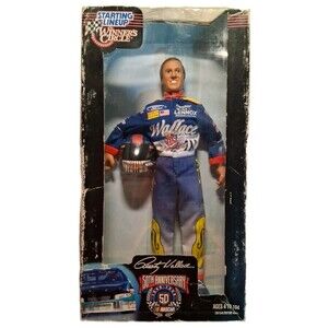 NASCAR -  STARTING LINE UP -  RUSTY WALLACE - 12" ACTION FIGURE -  VHTF - NEW